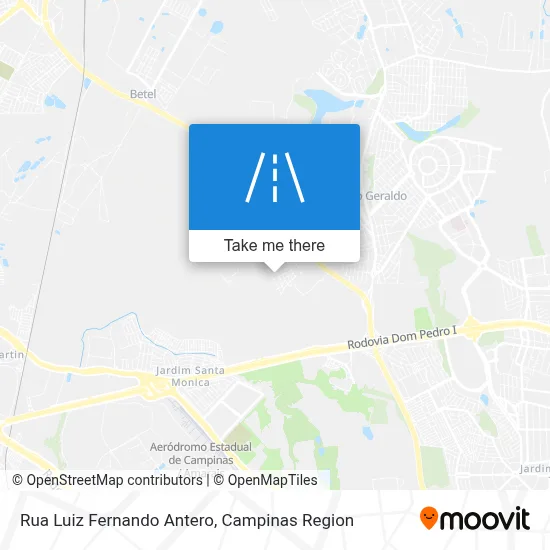 Rua Luiz Fernando Antero map