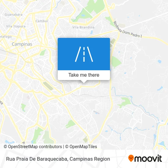 Rua Praia De Baraquecaba map