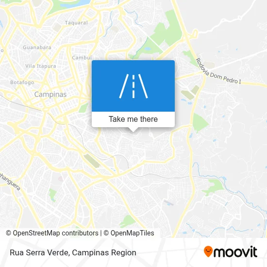 Rua Serra Verde map