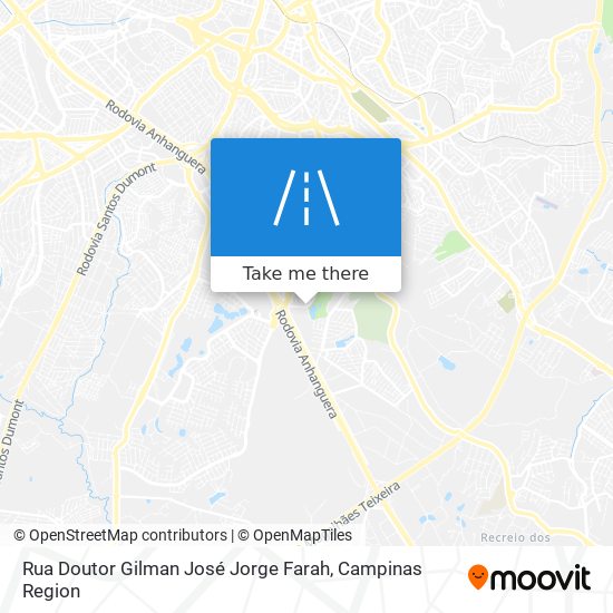 Mapa Rua Doutor Gilman José Jorge Farah