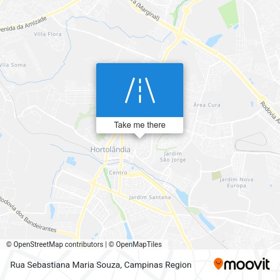 Rua Sebastiana Maria Souza map