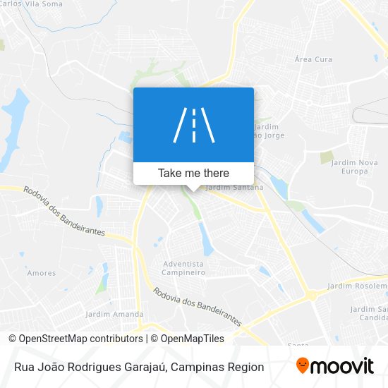 Rua João Rodrigues Garajaú map