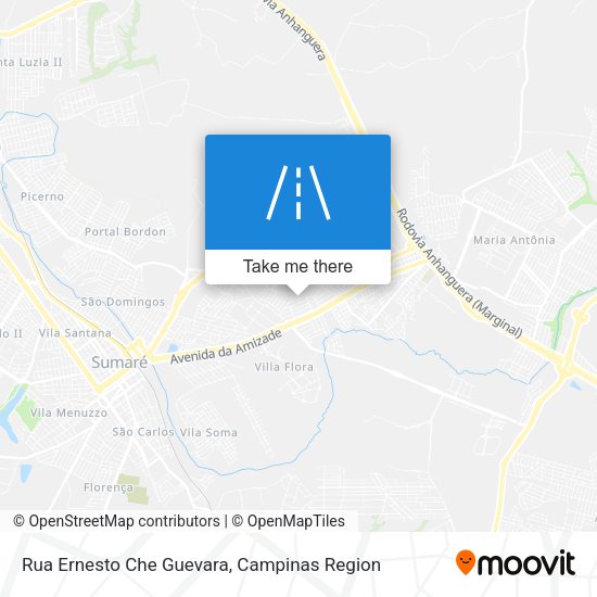 Rua Ernesto Che Guevara map