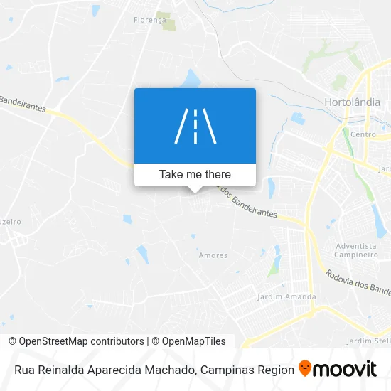 Rua Reinalda Aparecida Machado map