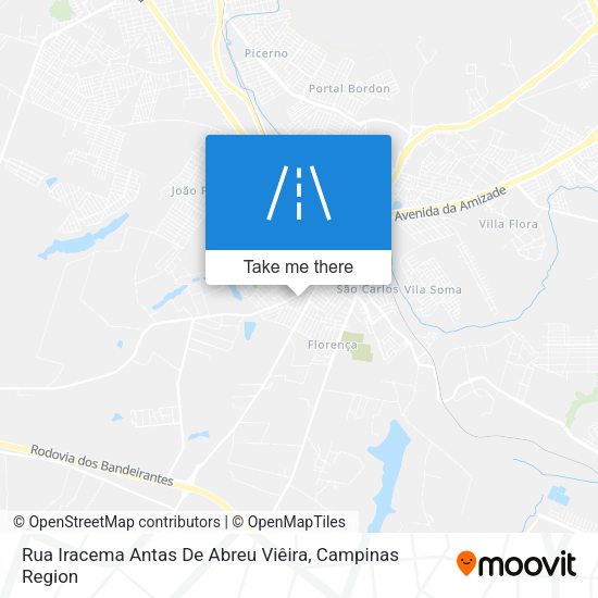 Rua Iracema Antas De Abreu Viêira map