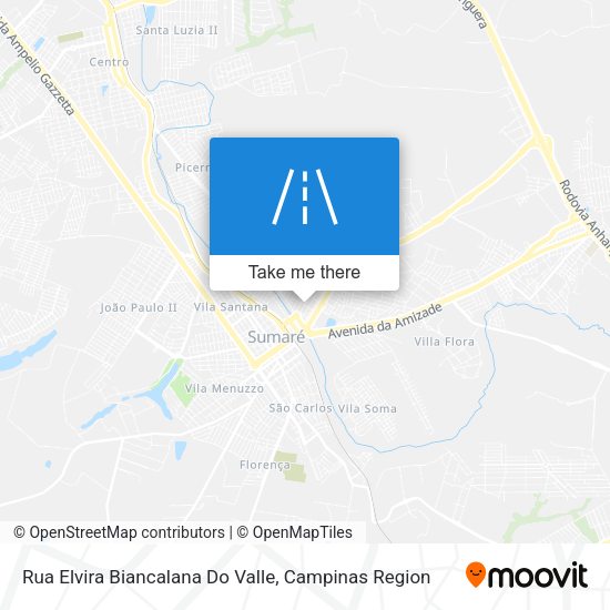 Rua Elvira Biancalana Do Valle map