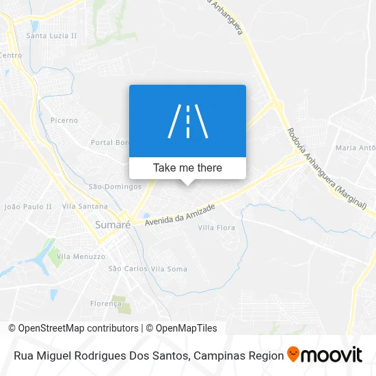Rua Miguel Rodrigues Dos Santos map