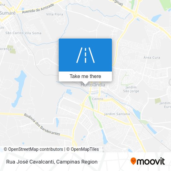 Rua José Cavalcanti map