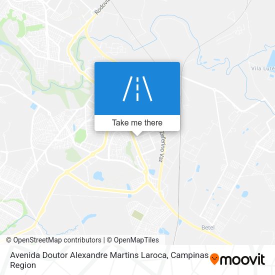 Avenida Doutor Alexandre Martins Laroca map