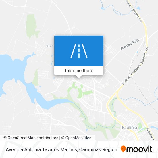 Avenida Antônia Tavares Martins map