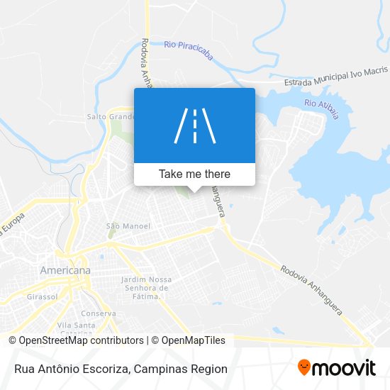 Rua Antônio Escoriza map