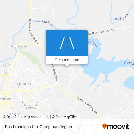 Rua Francisco Cia map