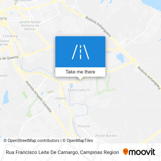 Rua Francisco Leite De Camargo map