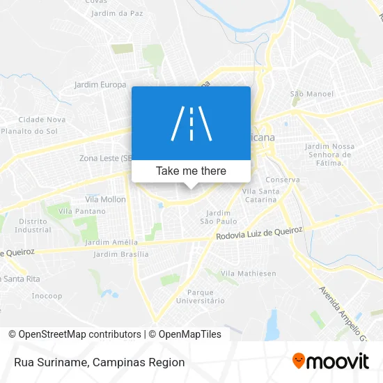 Rua Suriname map