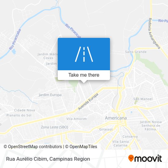 Rua Aurélio Cibim map