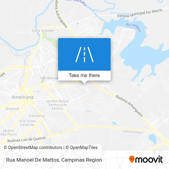 Rua Manoel De Mattos map