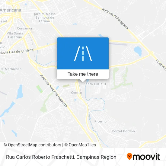 Rua Carlos Roberto Fraschetti map