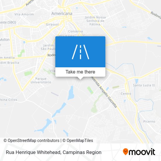 Rua Henrique Whitehead map