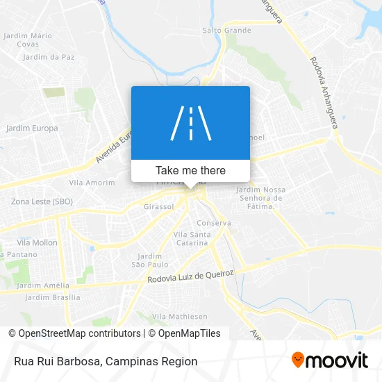 Rua Rui Barbosa map