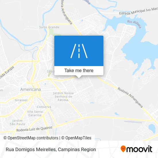 Rua Domigos Meirelles map