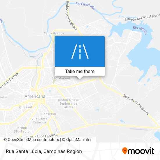 Rua Santa Lúcia map