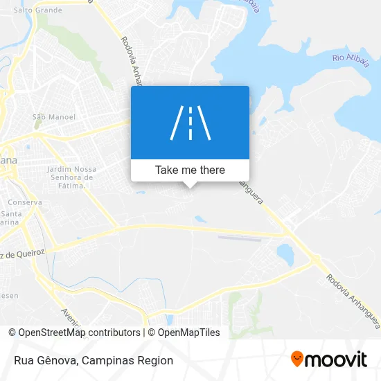 Rua Gênova map
