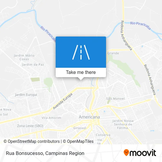 Rua Bonsucesso map