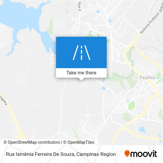 Rua Ismênia Ferreira De Souza map