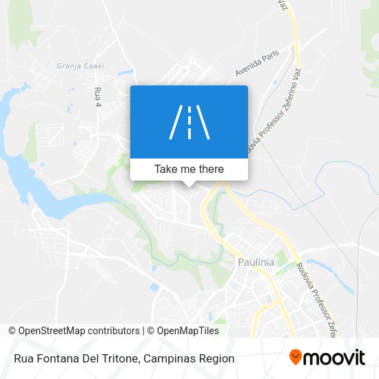 Rua Fontana Del Tritone map
