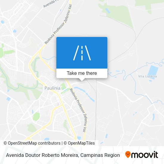 Avenida Doutor Roberto Moreira map