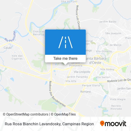 Rua Rosa Bianchin Lavandosky map