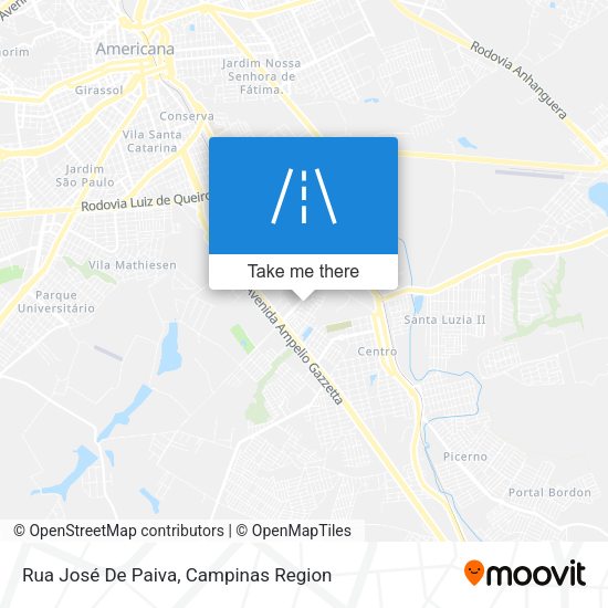 Rua José De Paiva map