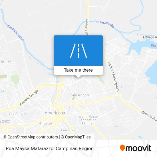 Rua Maysa Matarazzo map