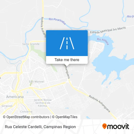 Rua Celeste Cardelli map