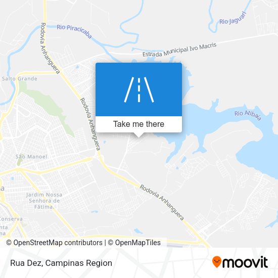 Rua Dez map