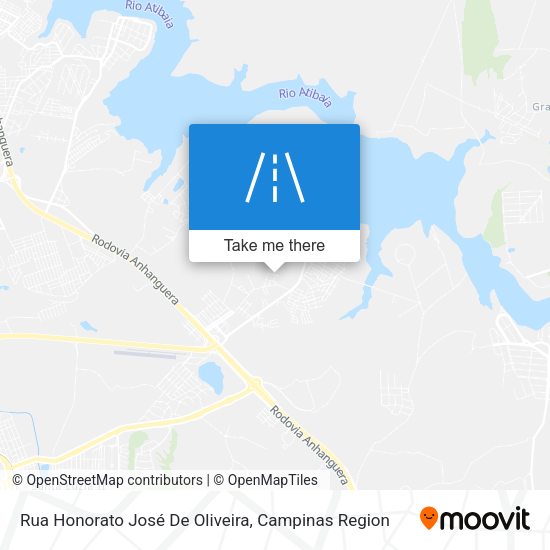 Rua Honorato José De Oliveira map