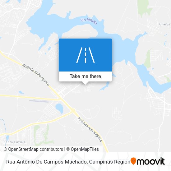 Rua Antônio De Campos Machado map