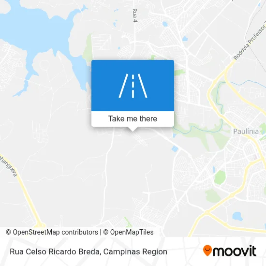 Rua Celso Ricardo Breda map
