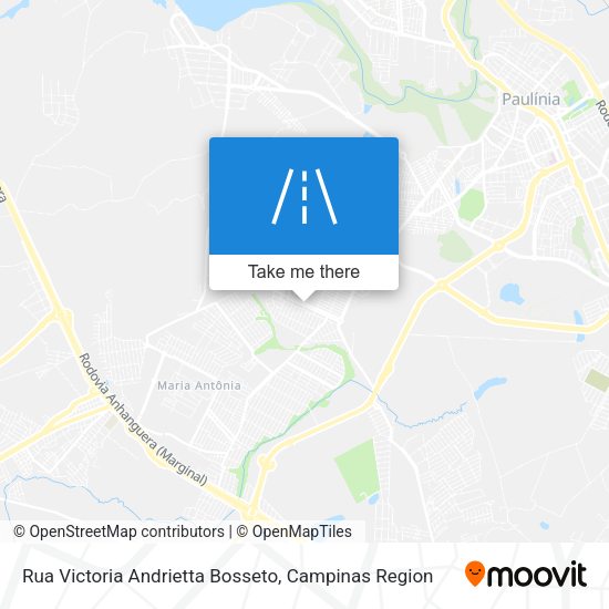 Rua Victoria Andrietta Bosseto map