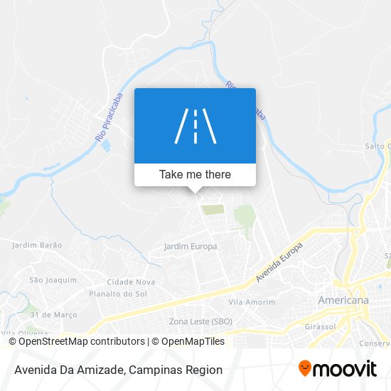 Avenida Da Amizade map