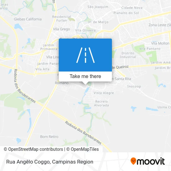 Rua Angêlo Coggo map
