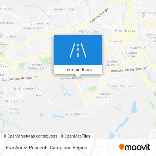 Rua Aurea Possenti map