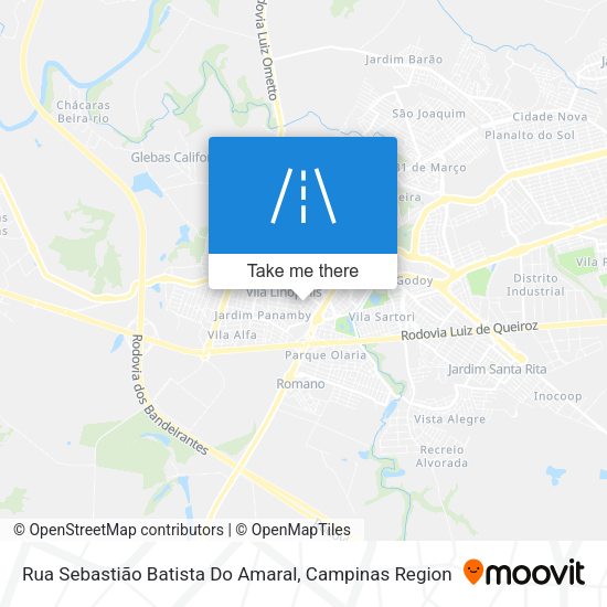 Rua Sebastião Batista Do Amaral map