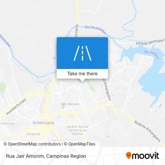 Rua Jair Amorim map