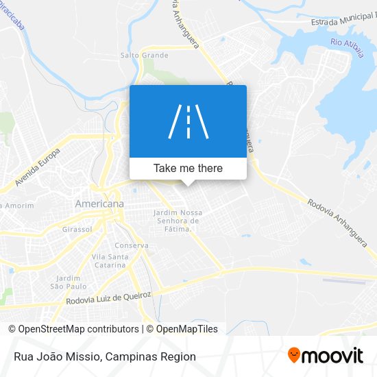 Rua João Missio map