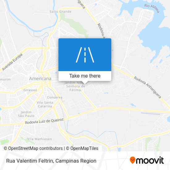 Rua Valentim Feltrin map