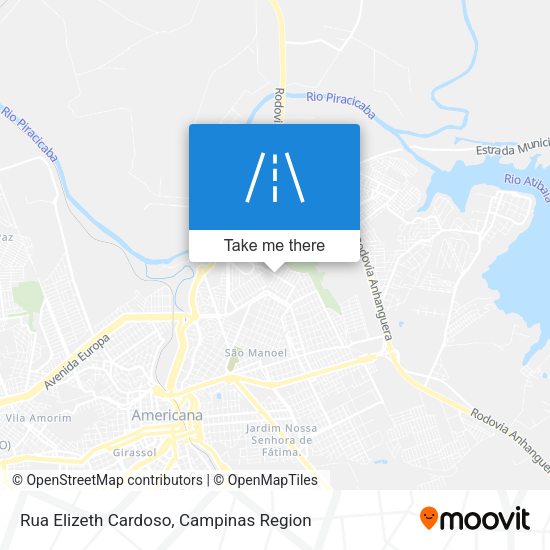 Rua Elizeth Cardoso map