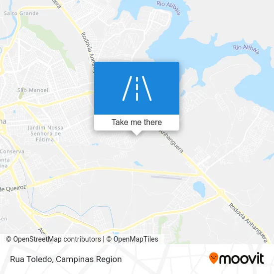 Rua Toledo map