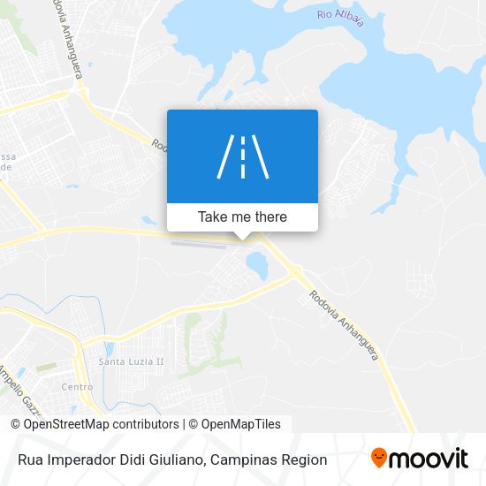 Rua Imperador Didi Giuliano map