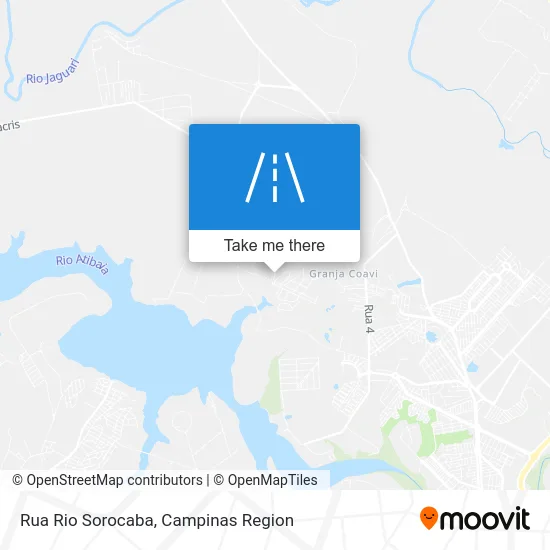 Rua Rio Sorocaba map